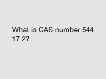 What is CAS number 544 17 2?