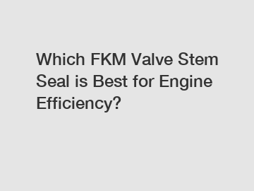 Which FKM Valve Stem Seal is Best for Engine Efficiency?