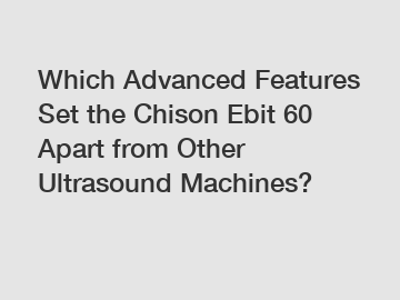 Which Advanced Features Set the Chison Ebit 60 Apart from Other Ultrasound Machines?