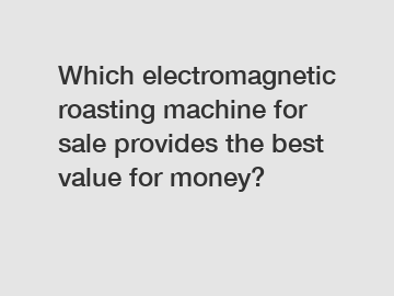 Which electromagnetic roasting machine for sale provides the best value for money?