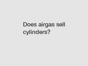 Does airgas sell cylinders?