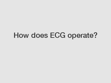 How does ECG operate?