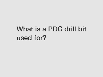 What is a PDC drill bit used for?