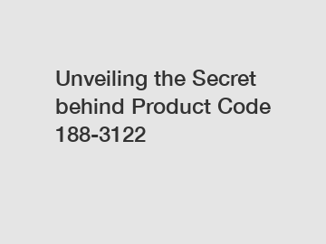 Unveiling the Secret behind Product Code 188-3122