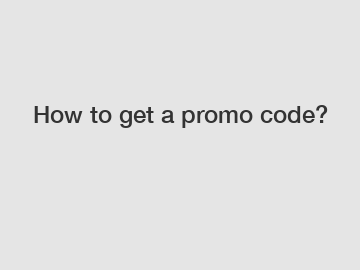 How to get a promo code?