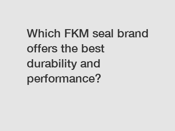 Which FKM seal brand offers the best durability and performance?