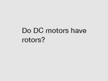 Do DC motors have rotors?