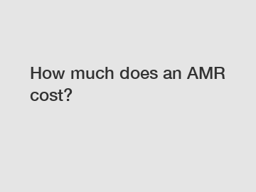 How much does an AMR cost?