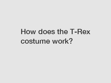 How does the T-Rex costume work?