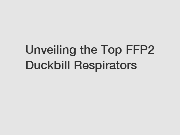 Unveiling the Top FFP2 Duckbill Respirators