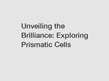 Unveiling the Brilliance: Exploring Prismatic Cells