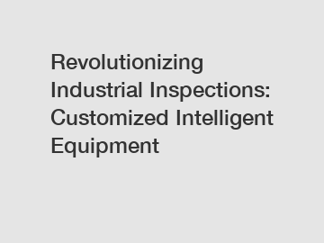 Revolutionizing Industrial Inspections: Customized Intelligent Equipment