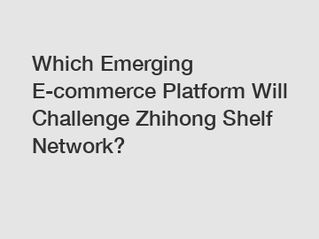 Which Emerging E-commerce Platform Will Challenge Zhihong Shelf Network?