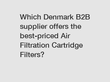 Which Denmark B2B supplier offers the best-priced Air Filtration Cartridge Filters?