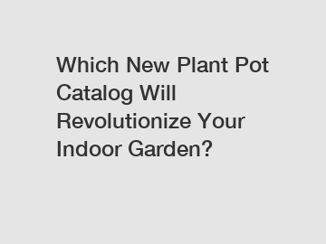 Which New Plant Pot Catalog Will Revolutionize Your Indoor Garden?