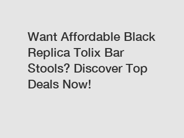 Want Affordable Black Replica Tolix Bar Stools? Discover Top Deals Now!