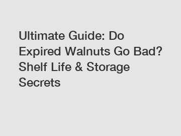 Ultimate Guide: Do Expired Walnuts Go Bad? Shelf Life & Storage Secrets