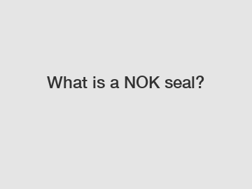 What is a NOK seal?