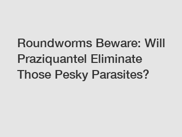 Roundworms Beware: Will Praziquantel Eliminate Those Pesky Parasites?