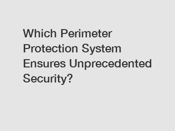 Which Perimeter Protection System Ensures Unprecedented Security?