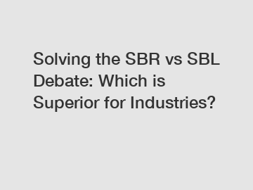 Solving the SBR vs SBL Debate: Which is Superior for Industries?