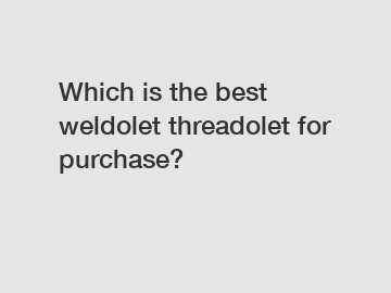 Which is the best weldolet threadolet for purchase?