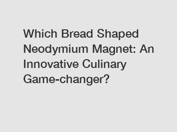 Which Bread Shaped Neodymium Magnet: An Innovative Culinary Game-changer?