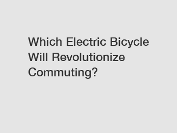 Which Electric Bicycle Will Revolutionize Commuting?