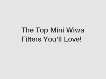 The Top Mini Wiwa Filters You'll Love!