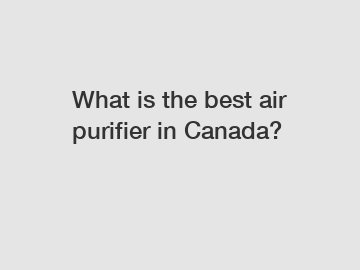 What is the best air purifier in Canada?