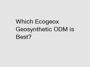 Which Ecogeox Geosynthetic ODM is Best?