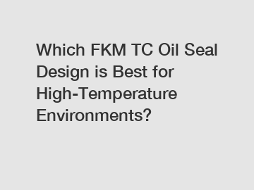 Which FKM TC Oil Seal Design is Best for High-Temperature Environments?