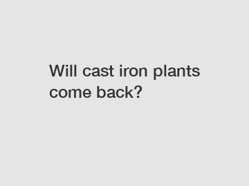 Will cast iron plants come back?