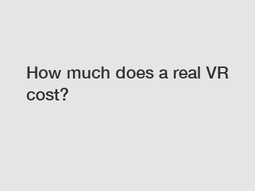 How much does a real VR cost?
