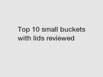 Top 10 small buckets with lids reviewed