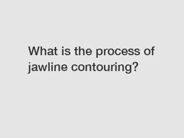 What is the process of jawline contouring?