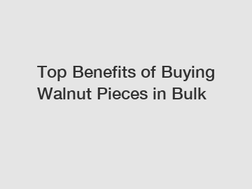 Top Benefits of Buying Walnut Pieces in Bulk