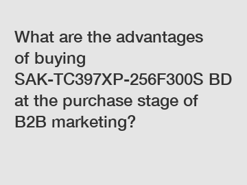 What are the advantages of buying SAK-TC397XP-256F300S BD at the purchase stage of B2B marketing?