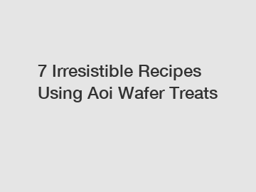 7 Irresistible Recipes Using Aoi Wafer Treats