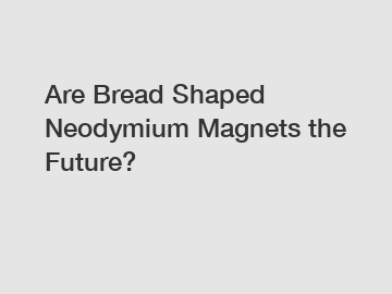 Are Bread Shaped Neodymium Magnets the Future?