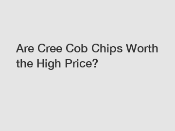Are Cree Cob Chips Worth the High Price?