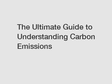 The Ultimate Guide to Understanding Carbon Emissions