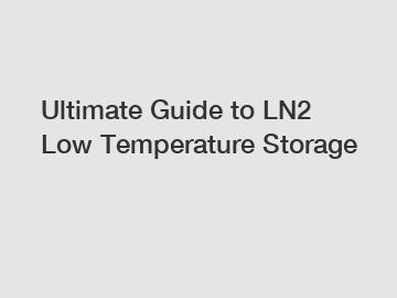 Ultimate Guide to LN2 Low Temperature Storage