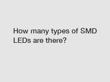 How many types of SMD LEDs are there?