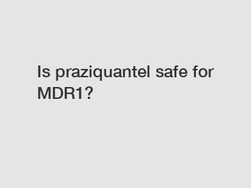 Is praziquantel safe for MDR1?