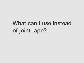 What can I use instead of joint tape?