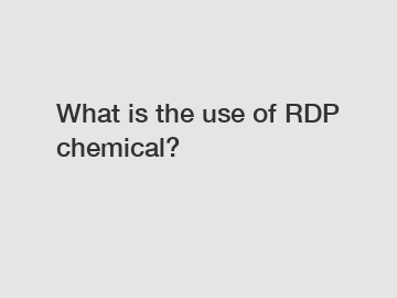 What is the use of RDP chemical?