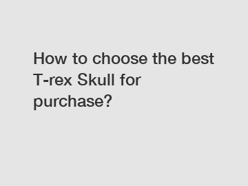 How to choose the best T-rex Skull for purchase?