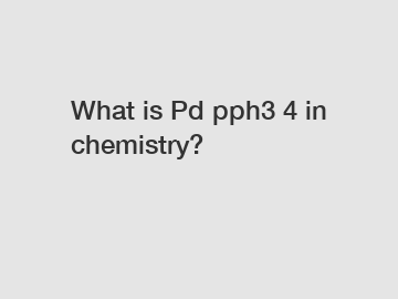 What is Pd pph3 4 in chemistry?