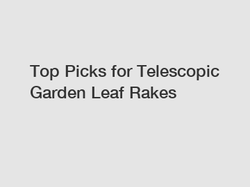 Top Picks for Telescopic Garden Leaf Rakes